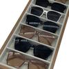 Wooden 7 Grid Glasses Display Tray Sunglasses Counter Display Tray Eyeglasses Storag Rack Jewelry Organizer Storage Case