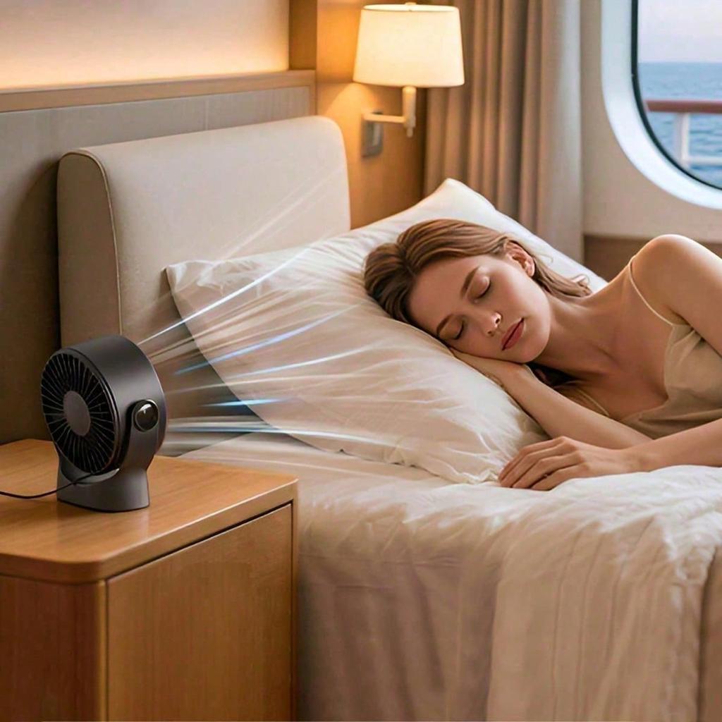 Portable USB Plug-in Desktop Fan, Adjustable Silent Desktop Fan, Used for Cooling Smart Digital Displays