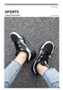9822 Women's Leather Outdoor Running Shoes - Low-Top, Lightweight, Shock-Absorbing, Perfect for Spring/Autumn Casual Jogging & Travel