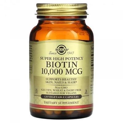 Biotin, Super High Potency, 10,000 Mcg.