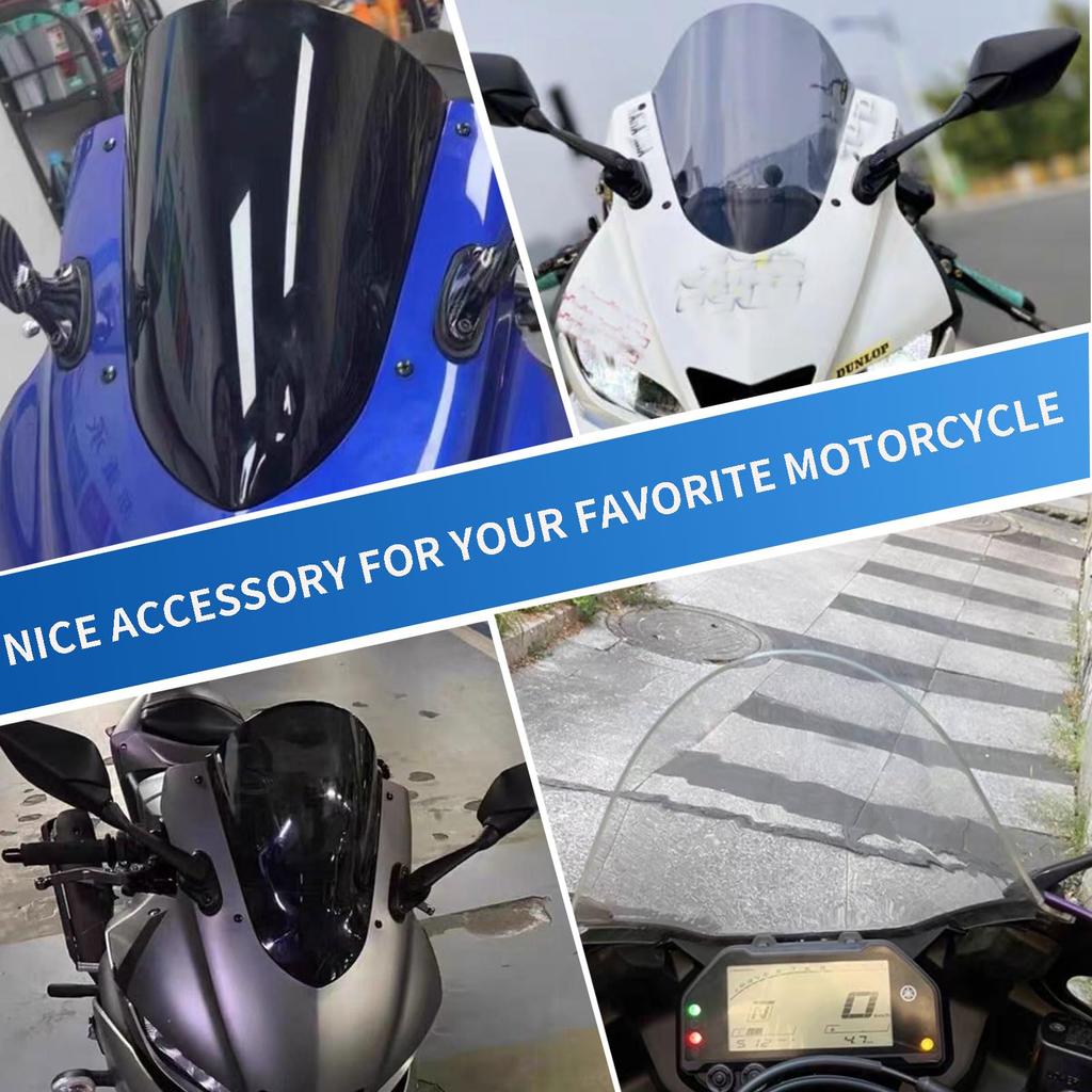 Midimttop Motocyklový štítok Vzduchový štítok Prekrytie pre Yamaha YZF R3 YZFR25