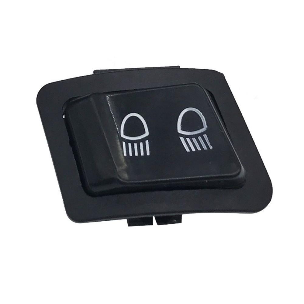 Black Headlight Switch Plastic Turn Signal Switch for Piaggio Motorcycle DIY Installation