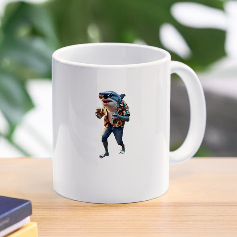 Tung Tung Tung Sahur Mug Creative Coffee Cups Drinks Cup Handle Drinkware Thanks Gifts