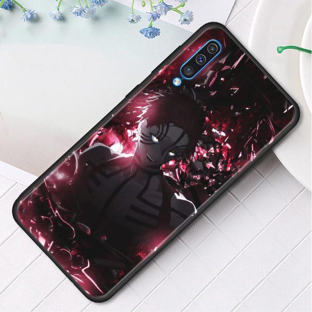 Silikonfodral för Samsung Galaxy A50 A70 A10 A20e A30 A40 A20s A10s A10e A80 A90 A60 A30s skal Shell Demon Slayer Kimetsu Anime