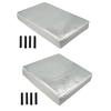 NEW RV Vent Covers For Roof Reflective Waterproof RV Sky Light Shade Ventilation Accessory For Trailer Caravan Bathroom Shower