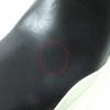 Excellent BOTTEGAVENETA Short Boots Tire Chelsea Boots  Black White Leather 38 Used