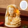 Indian Goddess Shaped Silicone Candle Molds Temperature Resistant For Making Candle Soap Gypsum Ornament And Epoxy Resin