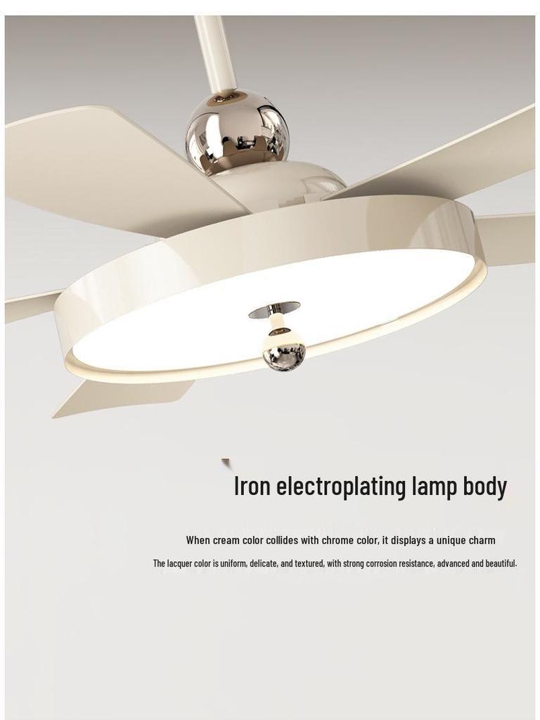2025 High-End Invisible Ceiling Fan Light with Eye-Protection for Bedroom & Study