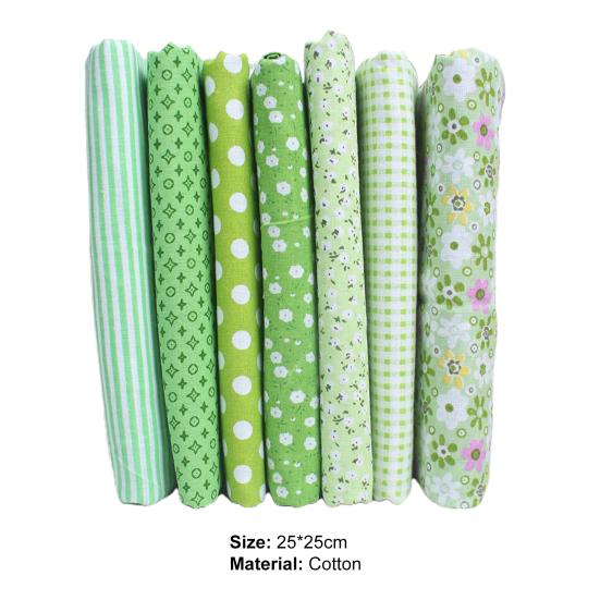 1 Set Patchwork Cloth Smooth Surface No Odor Cotton Wrapping Sewing Craft Cloth for Home