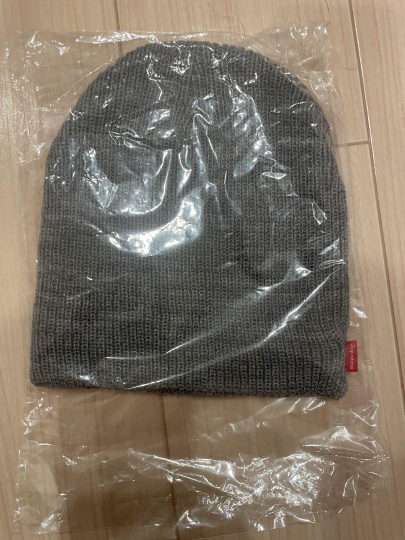 

[USED] Supreme beanie, gray knit cap
