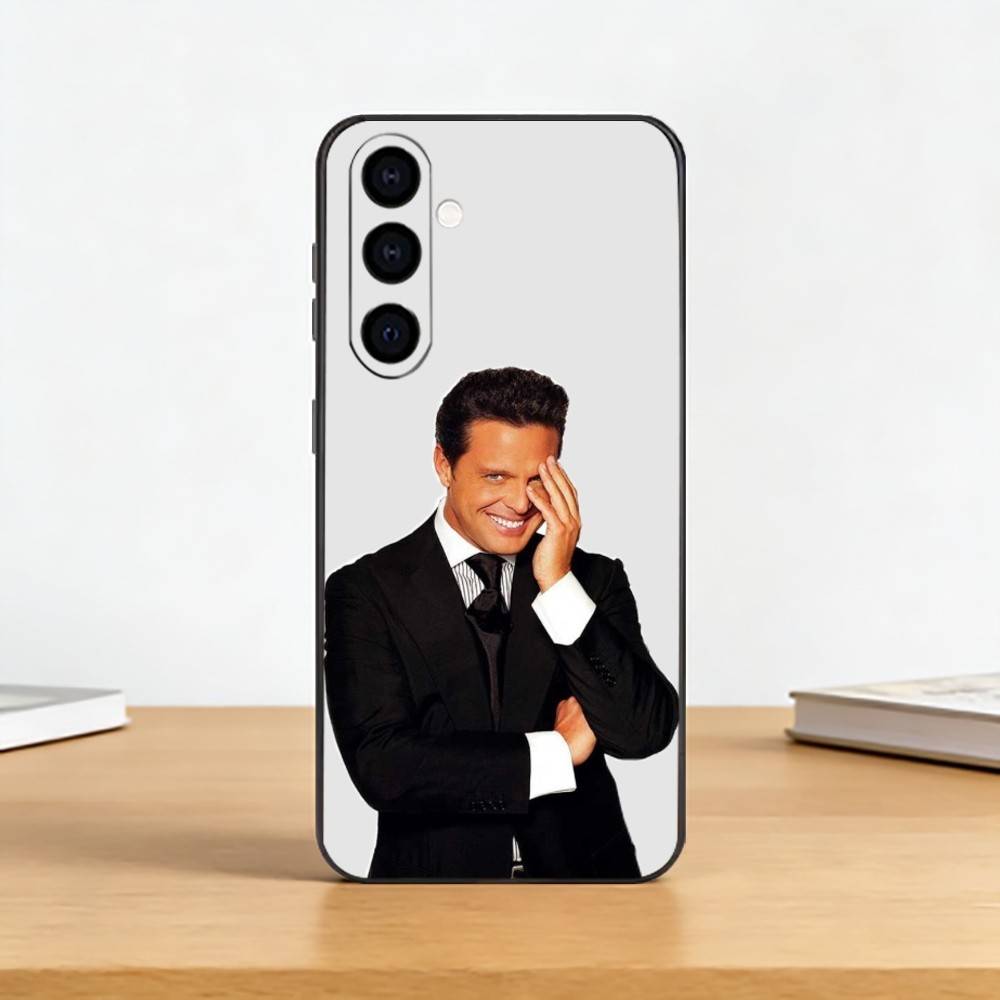 Singer Luis M-Miguel Phone Case For Samsung Galaxy A73,A72,A71,A70,A53,A52,A51,Soft Silicone Black Cover