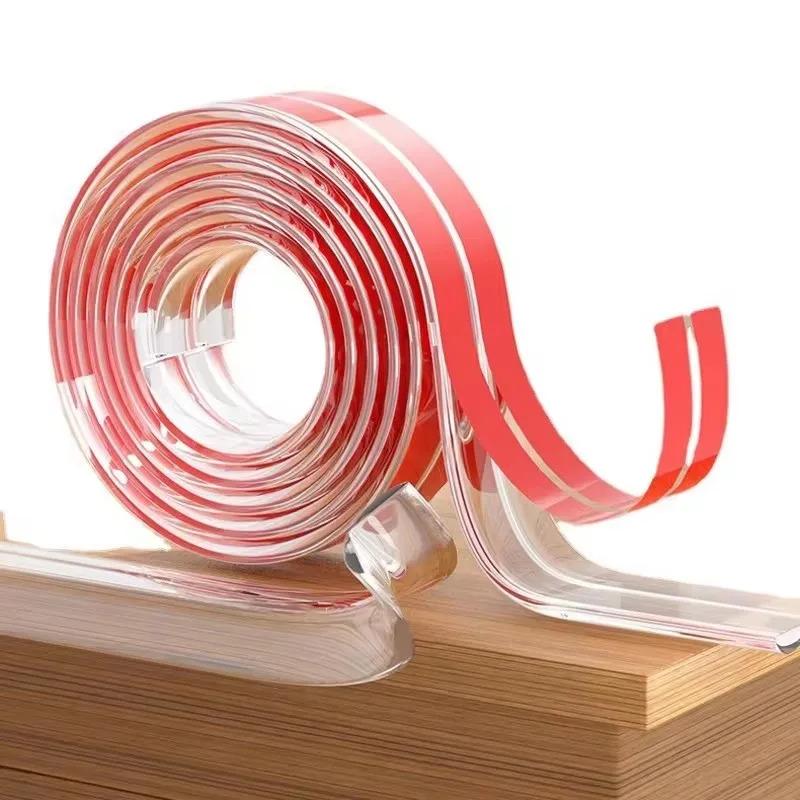 1/3/5M Table Edge Guard Furniture Corner Protector Strip Self Adhesive Transparent Kids Collision Proof Soft Bumper Baby Safety