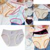N8622 Sweetheart Womens Cotton Underwear Stylish Colorful Triangle Panties Breathable Antibacterial Design For All Seasons