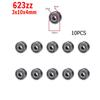 10pcs Miniature Bearings 685zz 608z 625ZZ Silent Small Bearing Deep Groove Mini Ball Bearing Carbon Steel for Skateboard Scooter