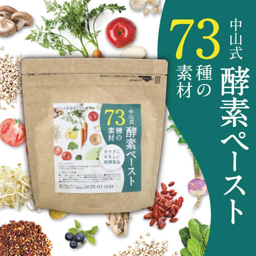 Nakayama Style Enzyme Paste (Supervised by a Registered Dietitian) - 73 Ingredients, 30-Day Supply, Fermented and Matured Wild Herbs, Fruits, Vegetabl