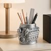 huaqianguhh Engine Model Pen Pencil Holder, Creative Desk Organizer for Home Office, Desktop Stationery Storage Gift Car Enthusiasts Mechanics