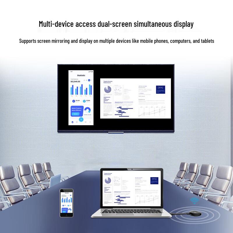 BOEGAM RS001 Wireless HDMI Screen Mirroring Adapter (CN version)