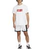Jordan Sport Dri-FIT Classic Jumpman Logo Print Mid-Rise Loose Basketball Shorts Men Shorts White DH9077-100