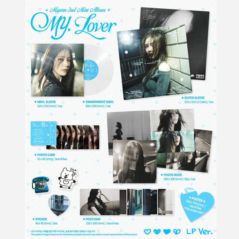 [Vorbestellung] MIYEON(i-dle)2. Mini-Album [MY, Lover] LP-Version
