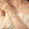 Steel Chain Simple Thin Pulseras Gold Color Beads Bracelets Fashion Pearl Bracelets  Party Wedding