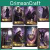 Baralho de Tarot Lua Púrpura Com Lua Púrpura Mágica Para Entretenimento e Desenvolvimento de Habilidades