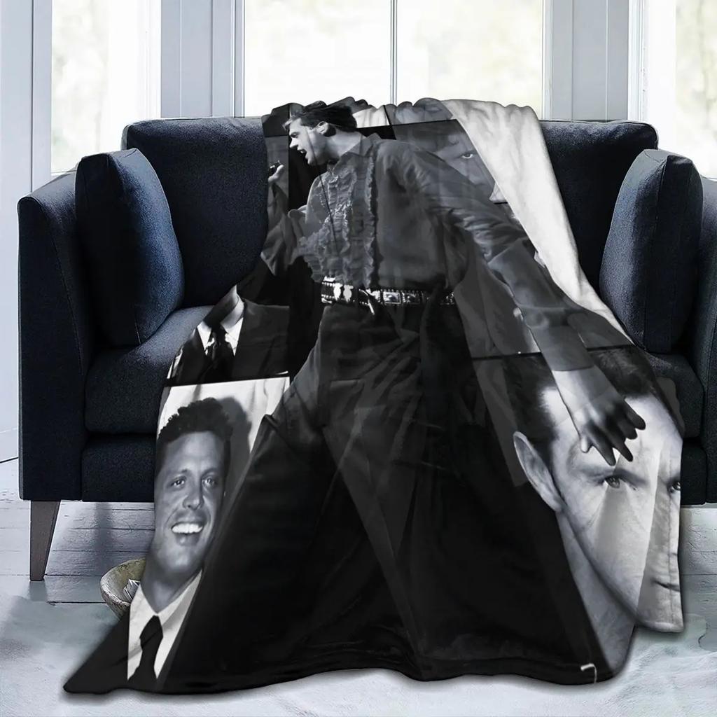 Luis Miguel Tour Eras Blanket Fleece All Season Breathable Ultra-Soft Throw Blanket for Home Car Quilt