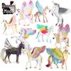 Mysterious Elf Pegasus Mythical Beast Model - Home Decoration Ornament & Gift