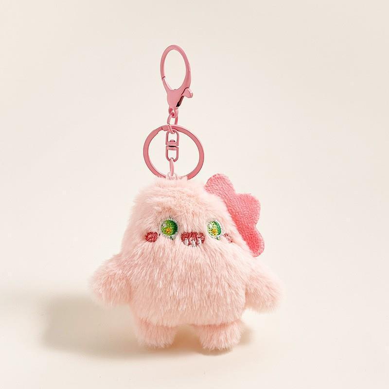 Uroczy pluszowy breloczek w kształcie chmurki - Śliczna zawieszka do plecaka i mały prezent