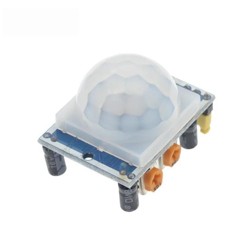 HC-SR501/SR505/AM312 PIR Motion Sensor Kit Adjustable Infrared Pyroelectric Detector Sensor Module with Bracket DC 2.7-12V