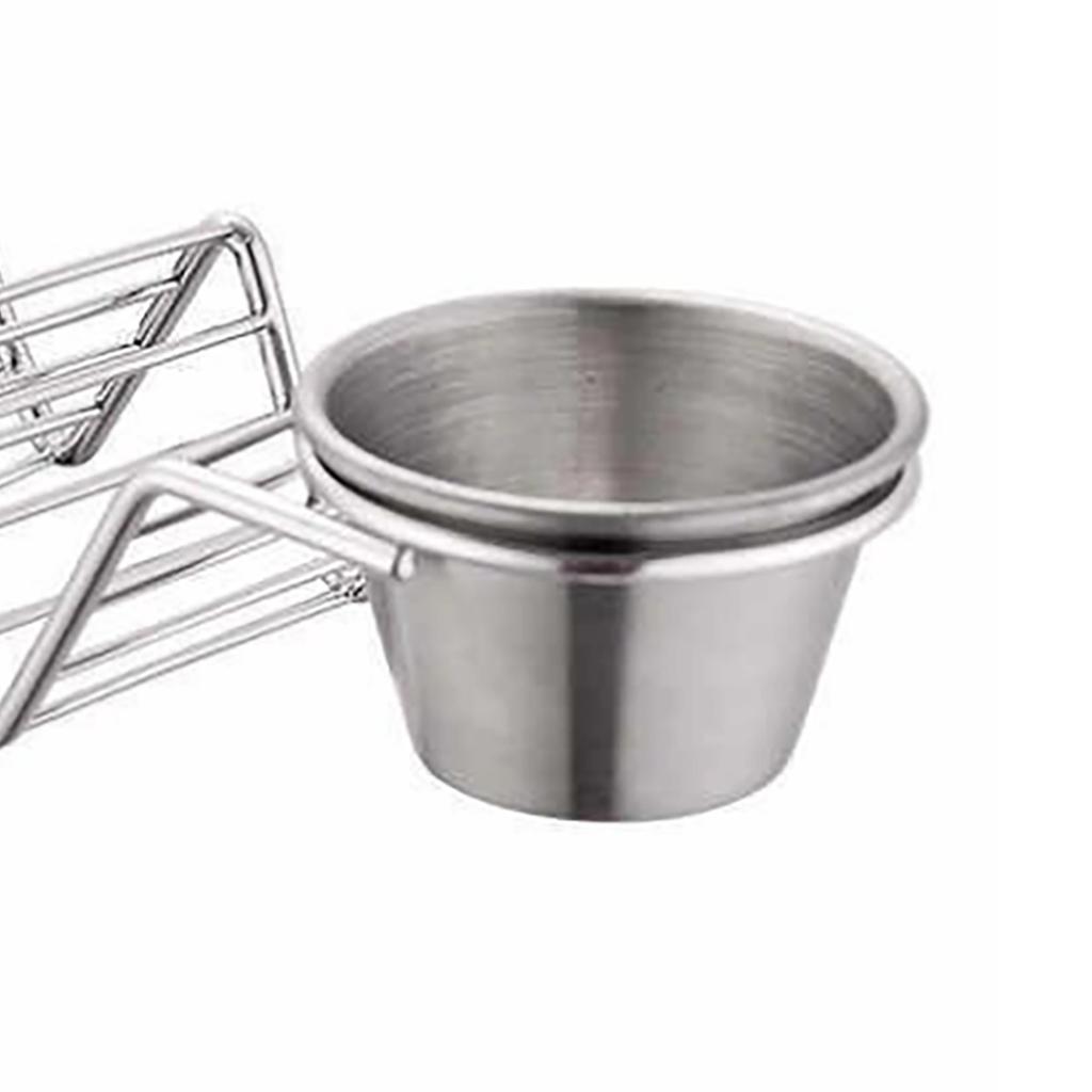 Taco Stand Stainless Steel 3 Grid V Shaped Glossy Taco Holder Rack for Kitchen Home with Double