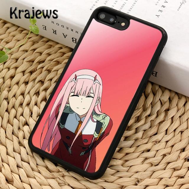Krajews Zero Two Darling In the FranXX Anime Phone Case Cover For iPhone 14 SE 6 7 8 Plus XR XS 11 12 13 Pro Max Samsung S21 S22