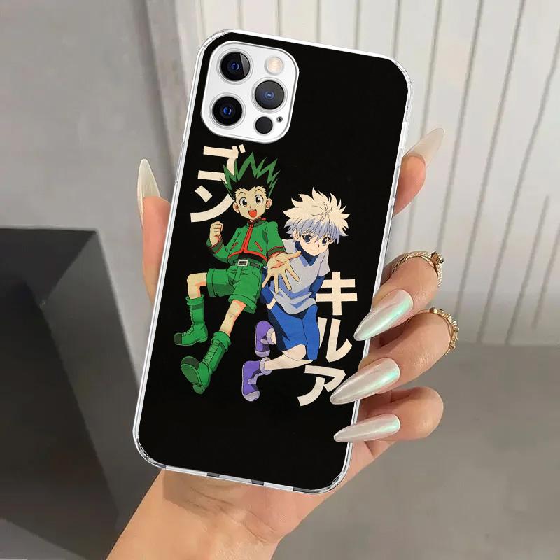 Hunter HXH Anime Phone Case for Iphone 17 Air 16 15 Plus 14 13 Mini 12 11 Pro Max 16E 7 8 SE 2020 Soft Funda Print Shell 17 Air