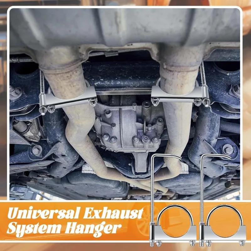 Automobile Exhaust Clamp Hook 2.5Inch Exhaust Clamp With Hanger Exhaust Clamp Clamp With Hanger Rear Muffler Hanger Car Tool