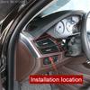 For BMW X5 F15 X6 F16 2014-2018 ABS Carbon Car Air Condition Two Side Outlet Vent Frame Cover Trim Interior Car Accessories
