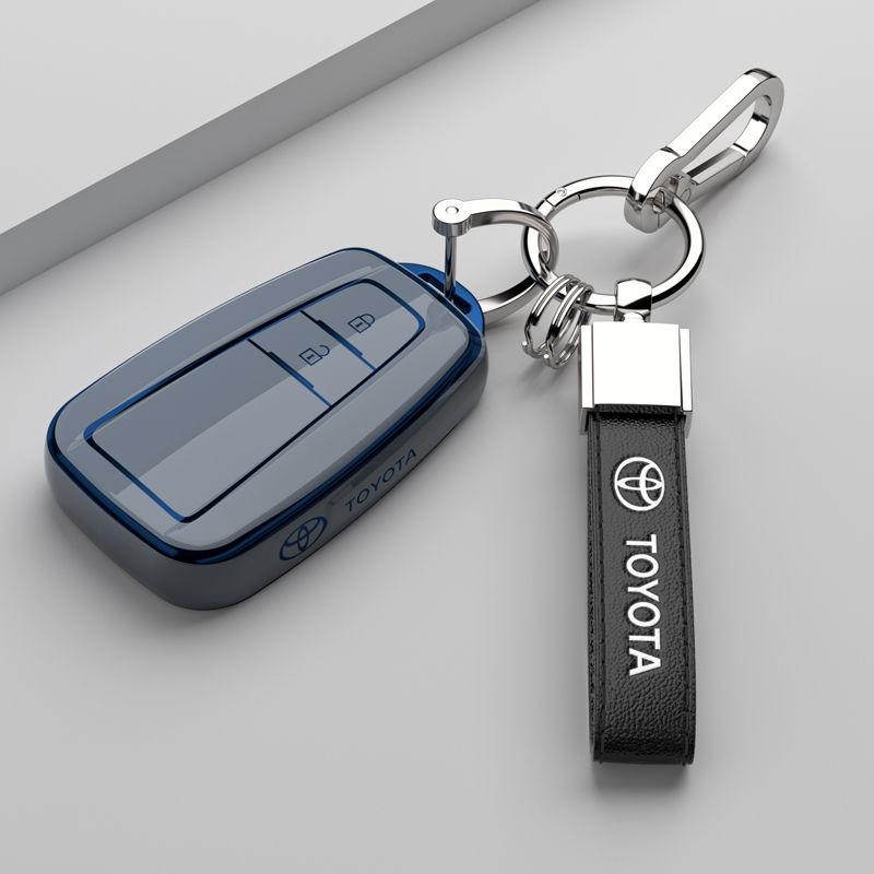 ANG2 New TPU Car Key Case Cover Key Protected Bag Fob Key Shell For Toyota Prius Camry Corolla CHR C-HR TRD Land Cruiser Prado Altis