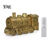 Retro Train Humidifier for Bedroom Vintage Steam Aroma Diffuser, 300ml Ultrasonic Cool Mist with Dual Quiet Humidifiers Baby Room LED Lights,