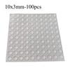 100Pcs Self Adhesive Door Stopper Rubber Damper Buffer Cabinet Bumpers Silicone Furniture Pads Cushion Protective Pads