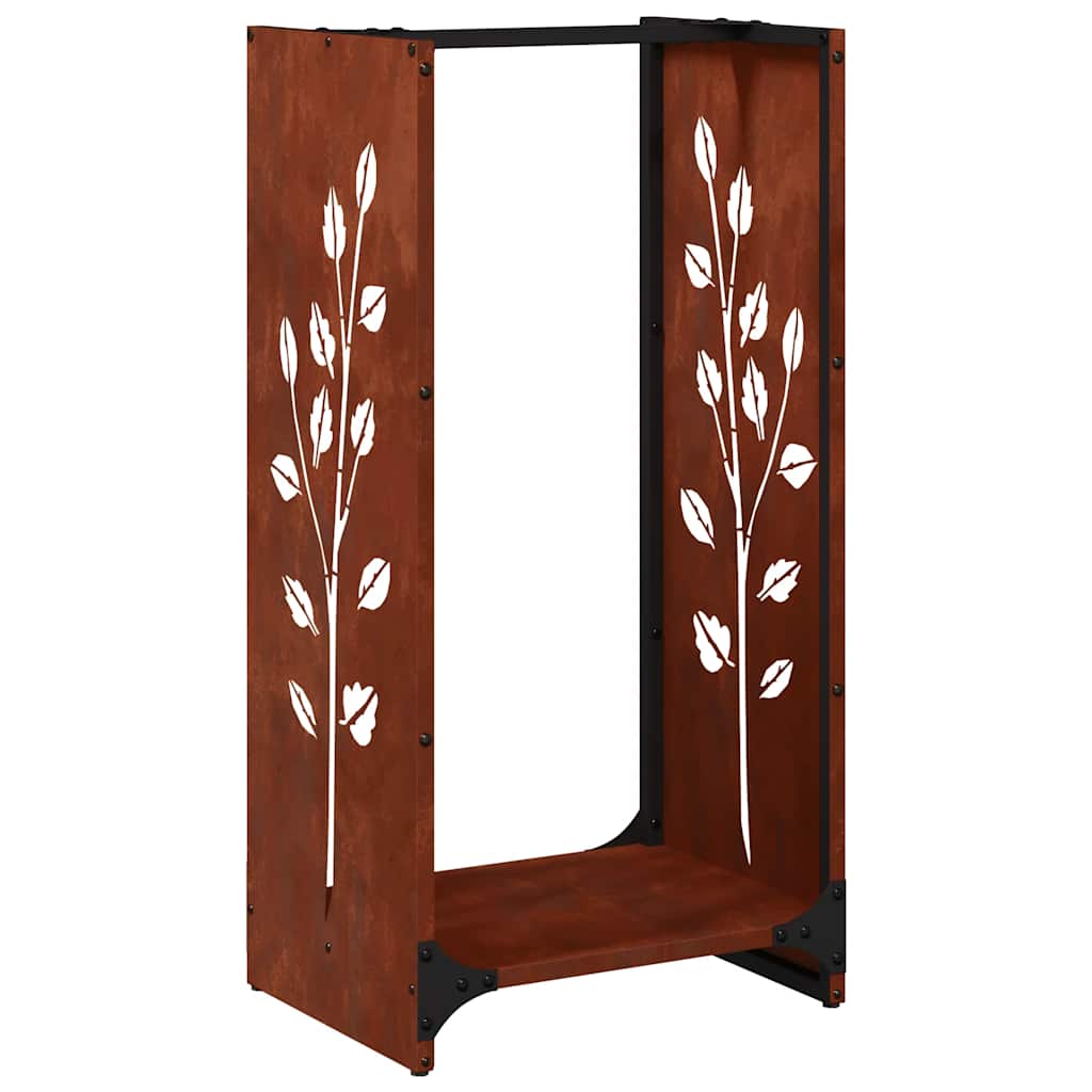 Firewood Rack 40 x 30 x 80 cm Weatherproof Steel