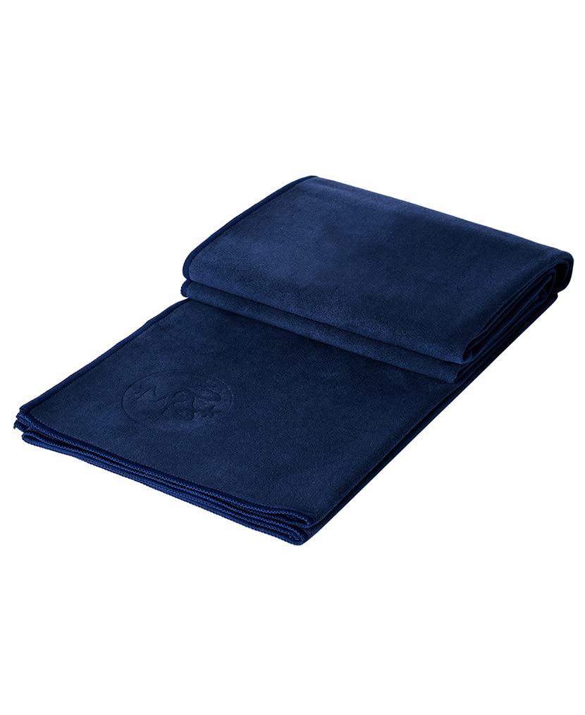 Manduka eQua Yoga Towel Long Yoga Mat Large Yoga Mat Sports Hot (L) (200cm) Size, Sweat-Absorbing, Quick-Drying, Non-Slip, Size, Microfiber, Rug,