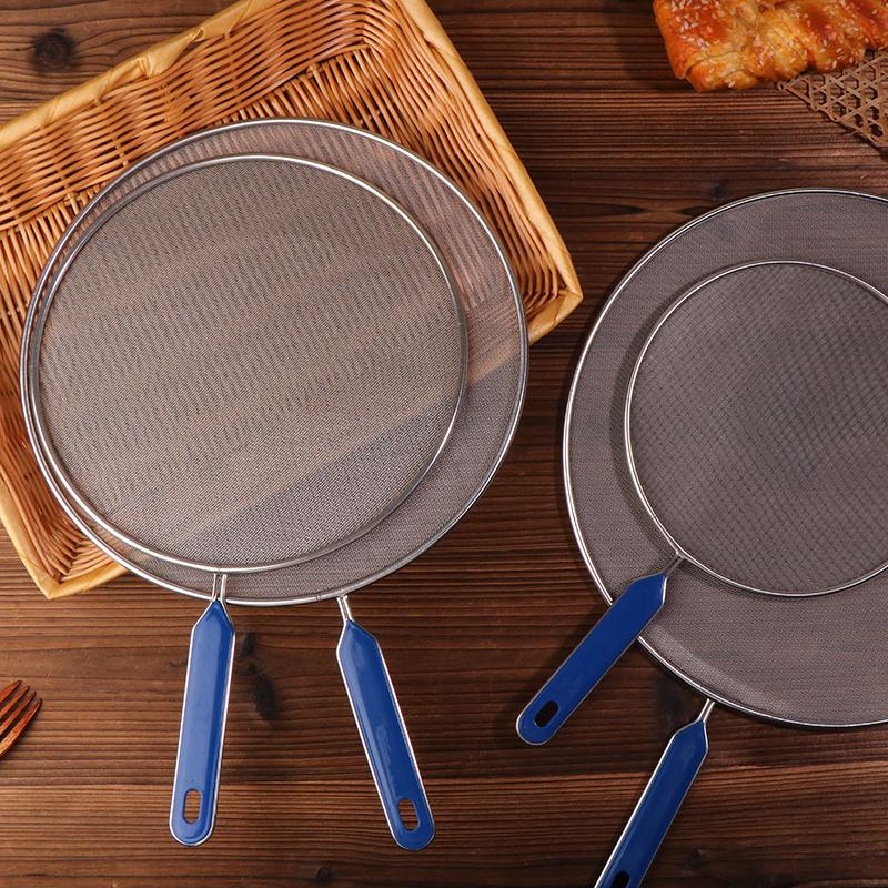 Grease Splatter Screen Guards Mesh Stainless Steel Anti Splatter Guard Oil Net Splash Cover Pan Pot Frying Oil Cooking Cover