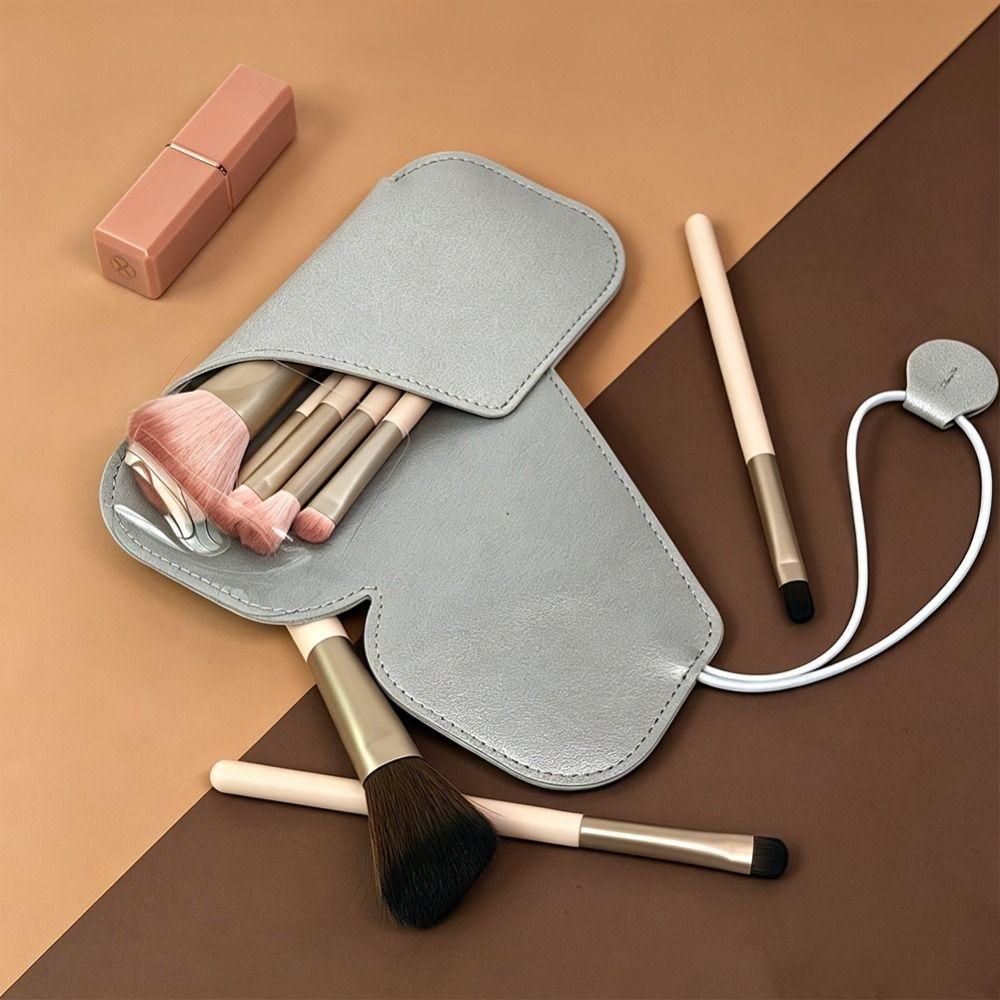 Dustproof Makeup Brush Holder Flip Lid Makeup Brush Storage Bag Makeup Brush Case  Beauty Tools