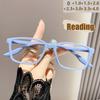 Trendy Women Anti Blue Light Reading Glasses Colorful Spring Leg Ultra Light Portable Fashion Eyewear 6819