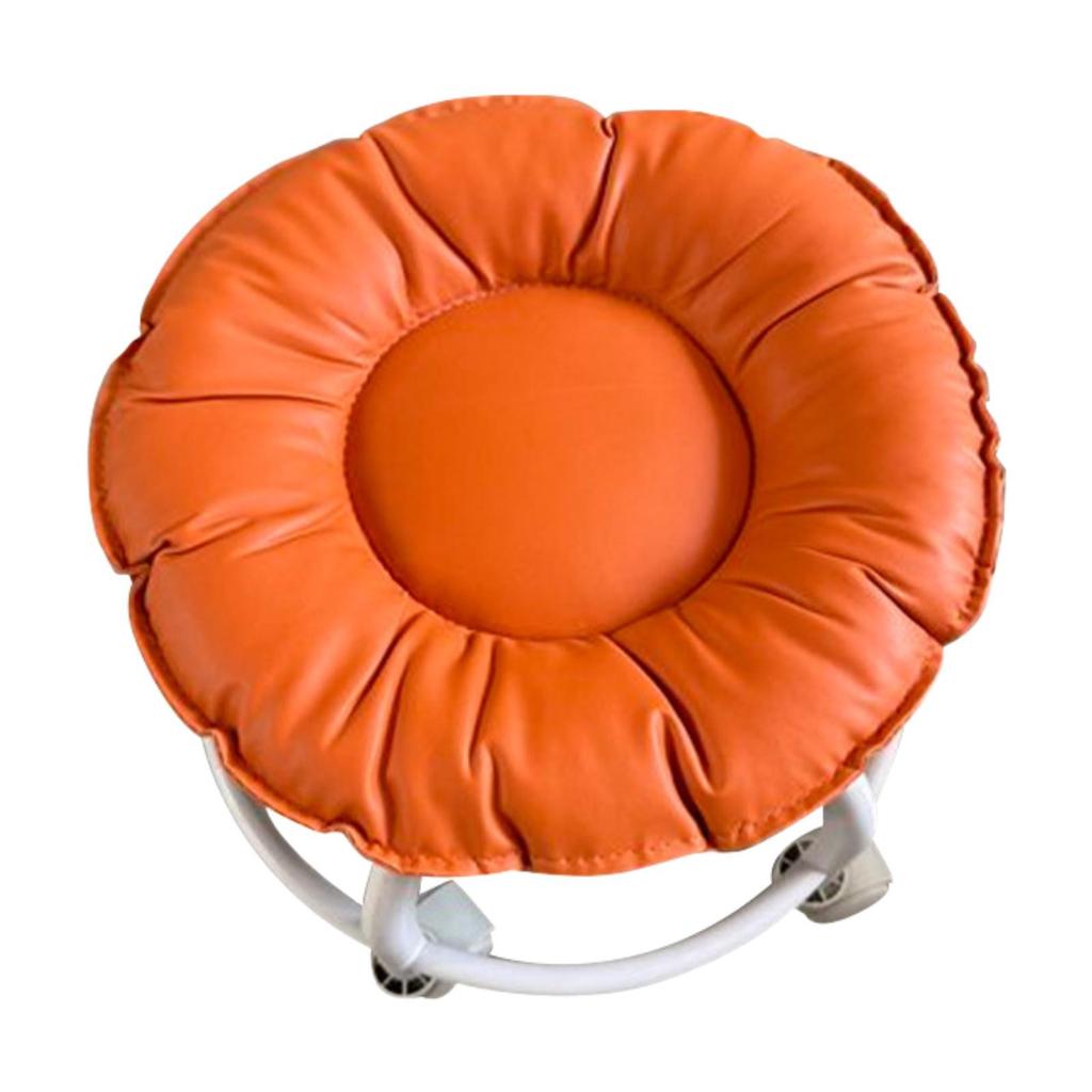 360° Rotating Low Roller Seat Stool Small Kids Women Easy to Move Multiuse Swivel Chair Universal Swivel Casters for Home Salon