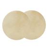 2pcs Drum Head Sheepskin Consistent Clear Sound for African Bongo Drum (12.2in)