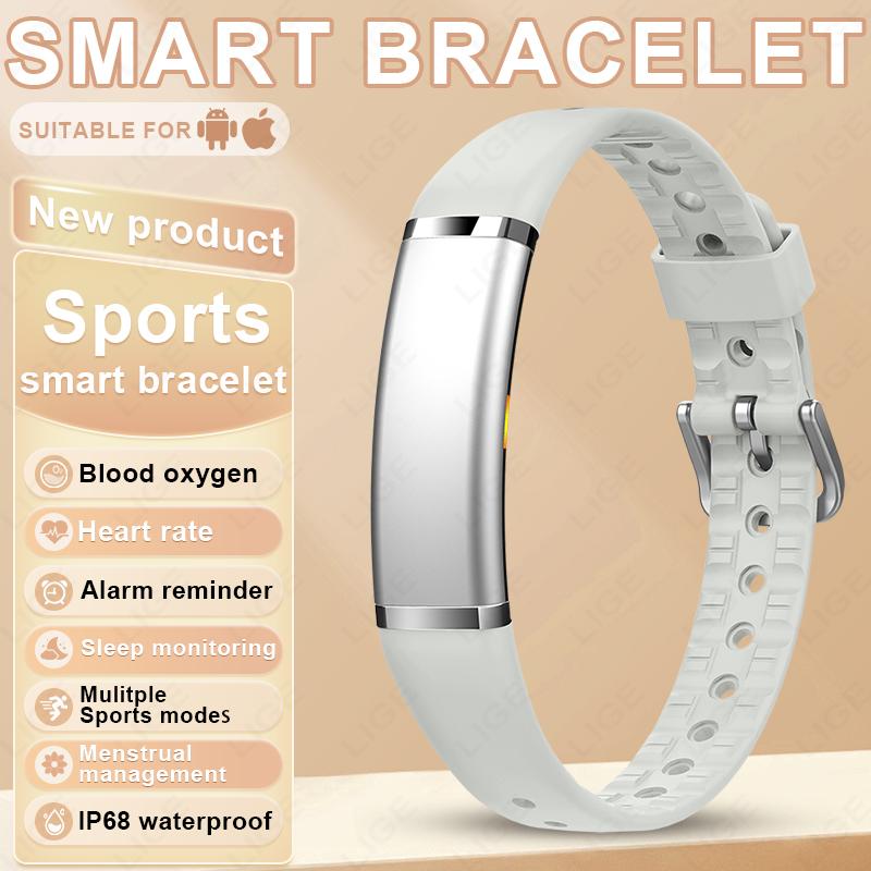 New Sports Fitness Tracker Smart Bracelet HRV Blood Oxygen Stress Monitor Watch Ip68 Waterproof Wristband For Android iOS