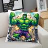Iron Man Throw Pillow With Insert Superhero Soft Polyester Cushion For Sofa Couch Bed Kids Room Accent Pillow Marvel Fans Gift