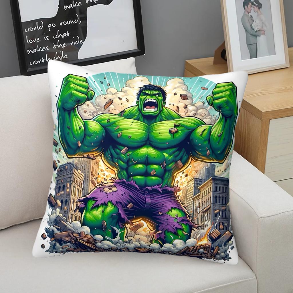 Iron Man Throw Pillow With Insert Superhero Soft Polyester Cushion For Sofa Couch Bed Kids Room Accent Pillow Marvel Fans Gift
