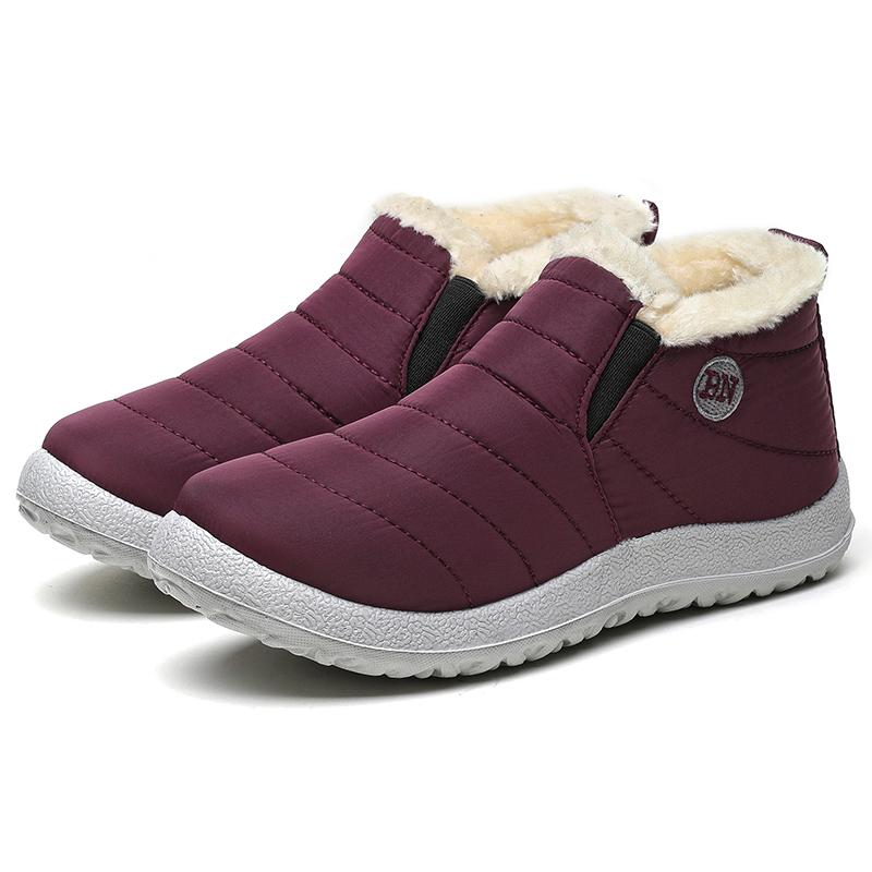 Men Boots Classics Waterproof Snow Boots For Winter Shoes Men's Black Fur Boots Ankle Winter Footwear Casual Botas Para Hombre