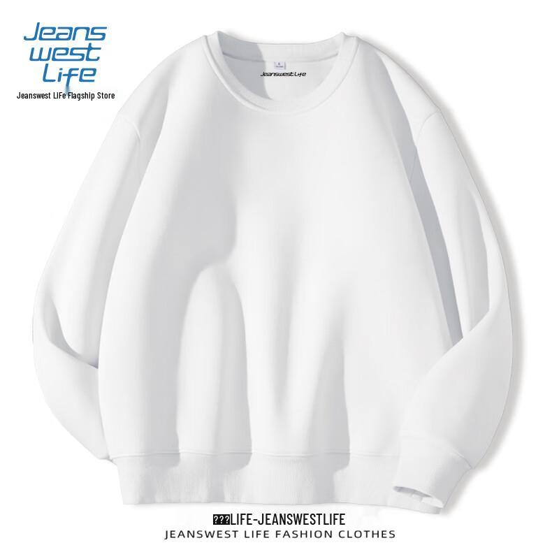 JEANSWEST LIFE Men s Heavyweight Crewneck Sweatshirt 2XL
