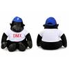 Creative Leather Chimpanzee Plush Toy With Clothes Cute Gorilla Activity Doll Kids Festival Christmas Birthday Gift